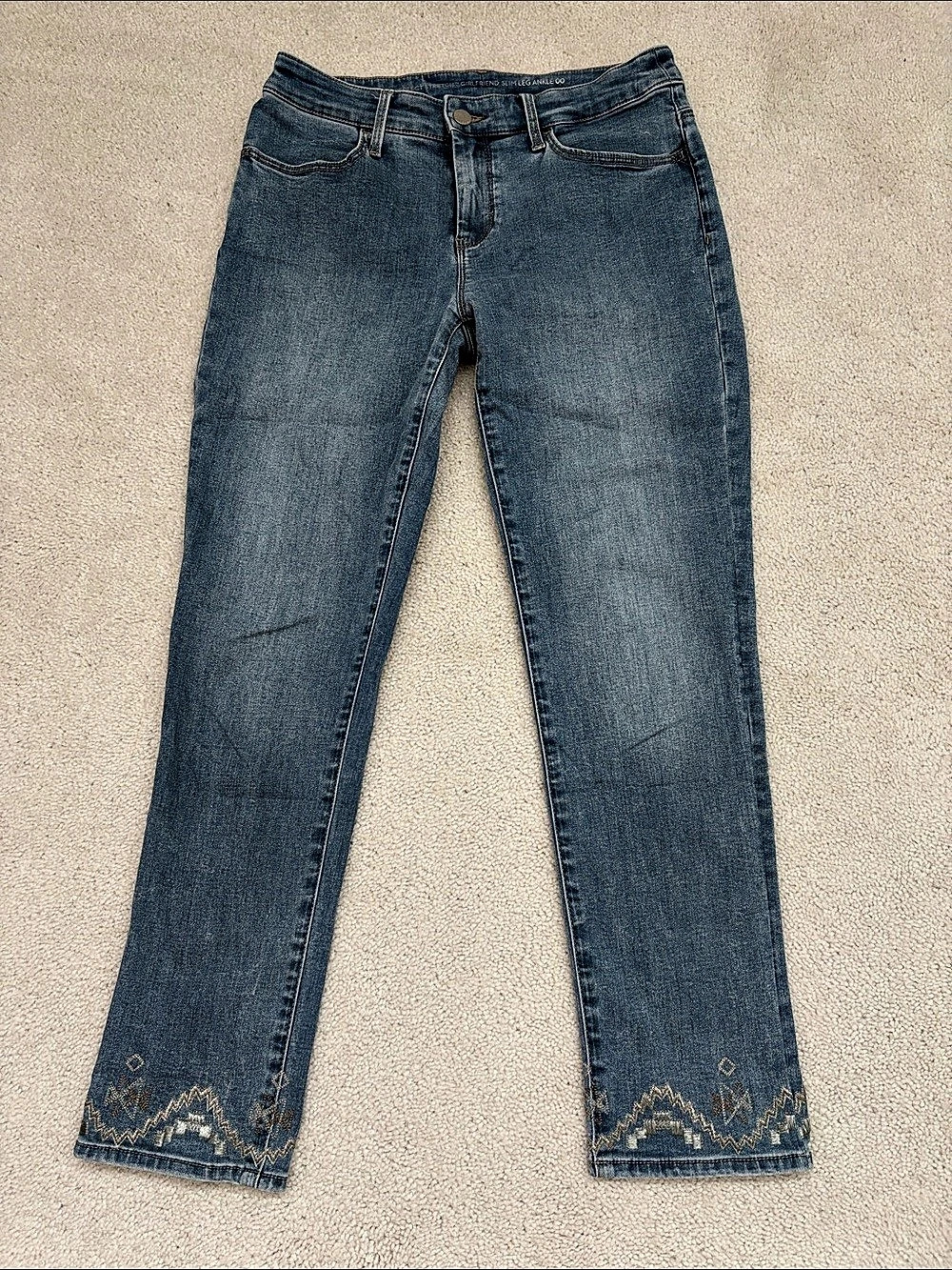 CHICO’S Blue Bootcut Ankle Jeans